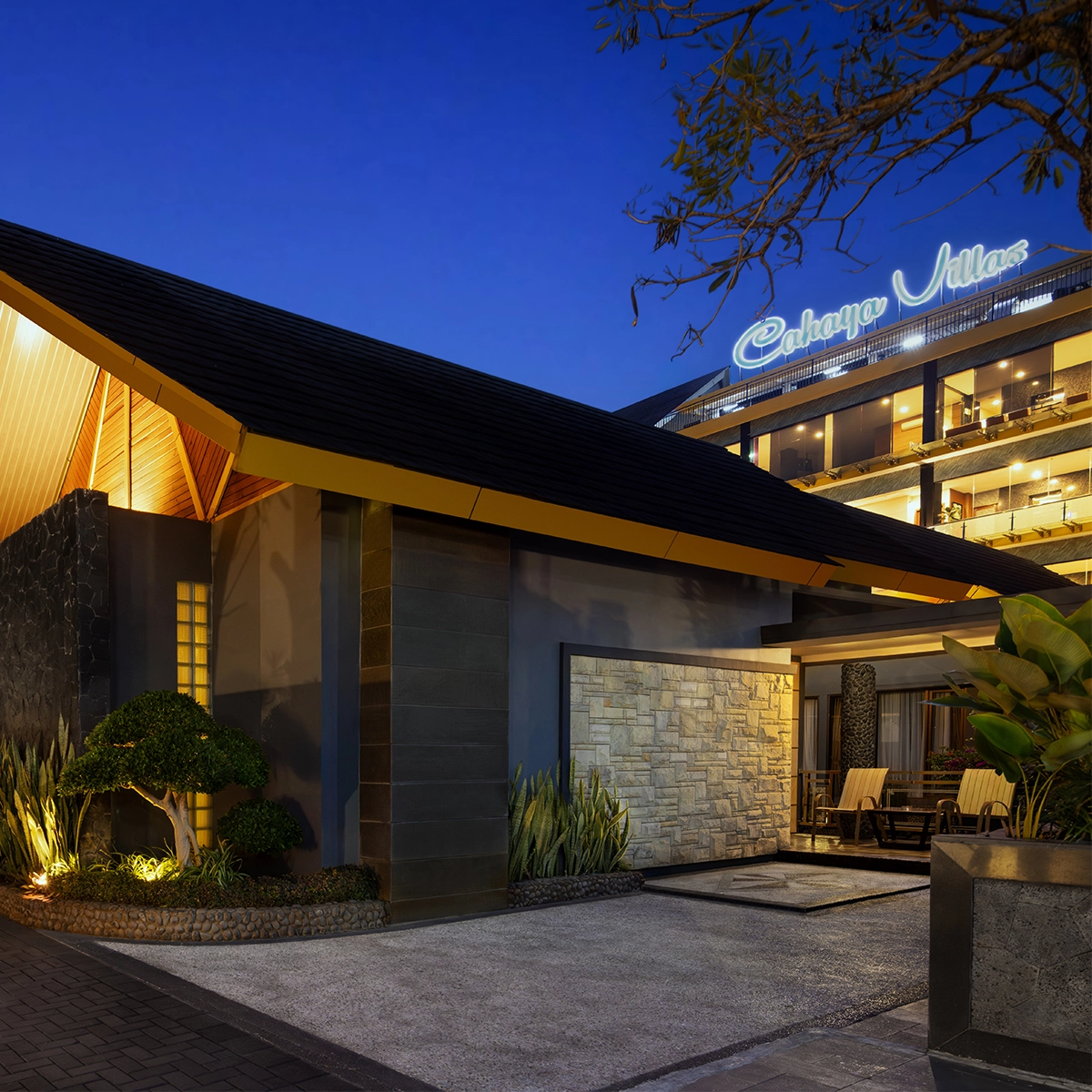 Jalan setapak Cahaya Villa's Hotel