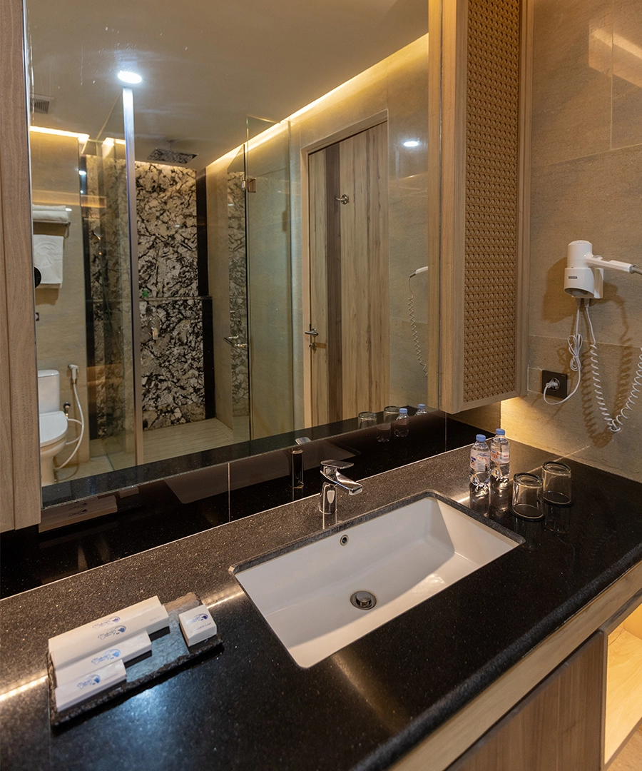 Junior Suite Mountain View kamar mandi